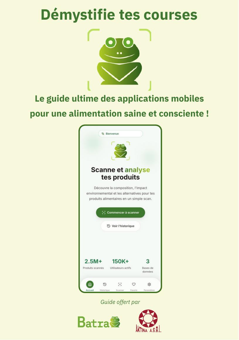 Couverture du guide Démystifie tes courses
